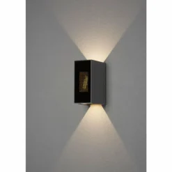 Applique murale d'extérieur Konstsmide Cremona LED Anthracite, 3 lumières, Télécommandes