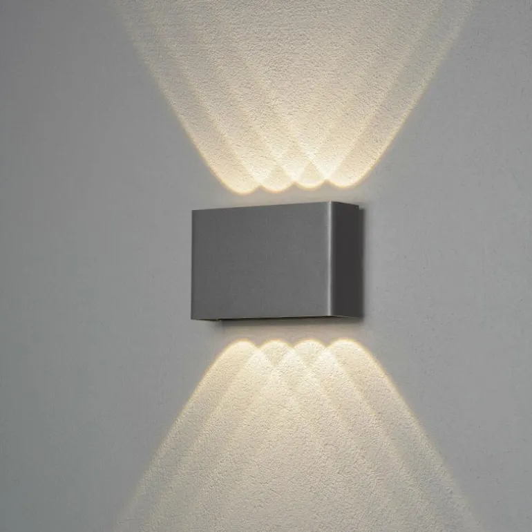 Applique murale d'extérieur Konstsmide Chieri LED Anthracite, 8 lumières