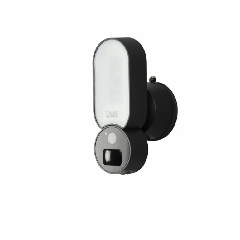 Applique murale d'extérieur Konstsmide Smartlight LED Noir, 1 lumière, Détecteur de mouvement