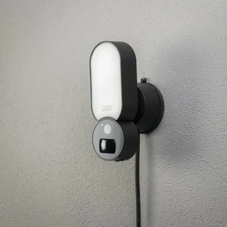 Applique murale d'extérieur Konstsmide Smartlight LED Noir, 1 lumière, Détecteur de mouvement