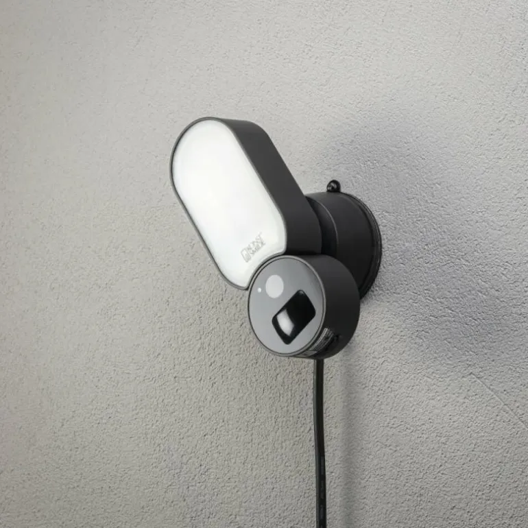 Applique murale d'extérieur Konstsmide Smartlight LED Noir, 1 lumière, Détecteur de mouvement