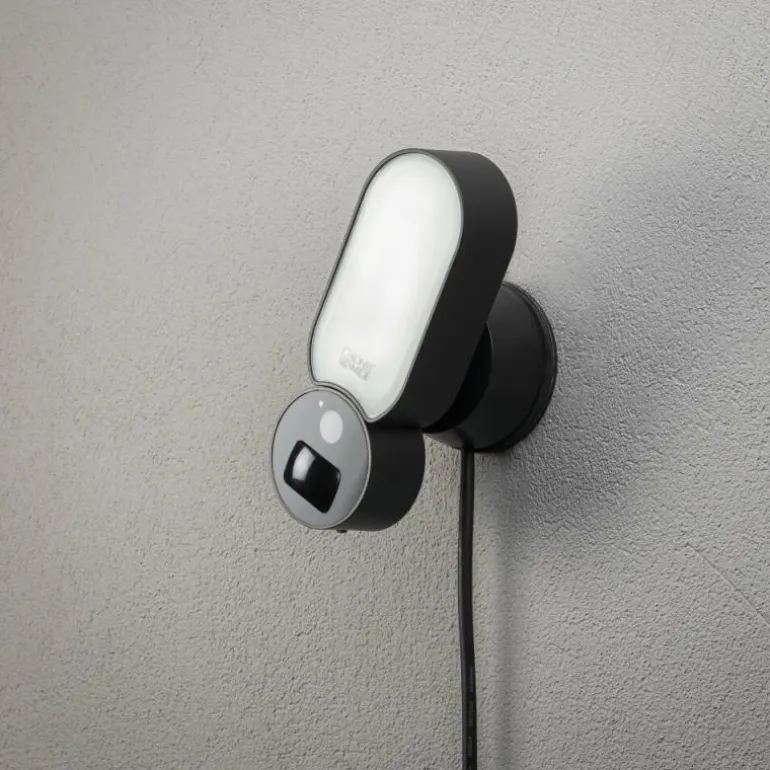 Applique murale d'extérieur Konstsmide Smartlight LED Noir, 1 lumière, Détecteur de mouvement