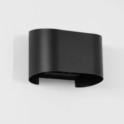 Applique murale d'extérieur Everton LED Noir, 2 lumières