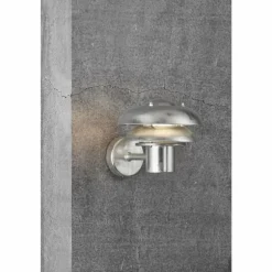 Applique murale d'extérieur Nordlux KURNOS Argenté, 1 lumière