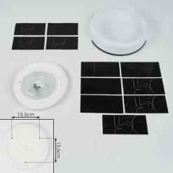 Applique murale d'extérieur Eppeland LED Noir, 1 lumière