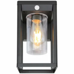 Applique murale d'extérieur Globo CANDELA Noir, 1 lumière