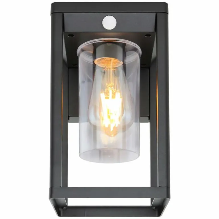 Applique murale d'extérieur Globo CANDELA Noir, 1 lumière
