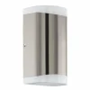 Applique murale d'extérieur Eglo CARPINERA LED Acier inoxydable, 2 lumières
