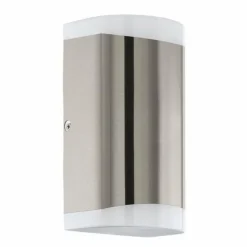 Applique murale d'extérieur Eglo CARPINERA LED Acier inoxydable, 2 lumières