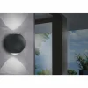 Applique murale d'extérieur Eglo ABUGO LED Noir, 2 lumières