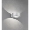 Applique murale d'extérieur Fischer-Honsel Torres LED Argenté, 1 lumière