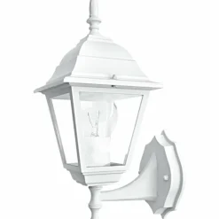 Applique murale d'extérieur Lutec Roma Blanc, 1 lumière