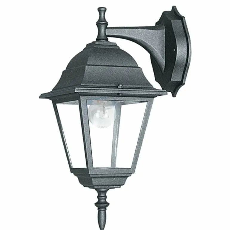 Applique murale d'extérieur Lutec Roma Anthracite, 1 lumière