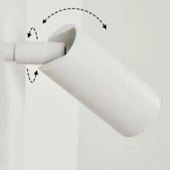 Applique murale d'extérieur Saeter LED Blanc, 1 lumière