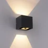 Applique murale d'extérieur Paul-Neuhaus BLOCK LED Anthracite, 2 lumières