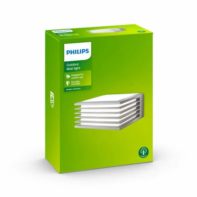Applique murale d'extérieur Philips myGarden Shades Gris, 1 lumière