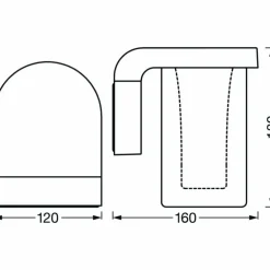 Applique murale d'extérieur LEDVANCE Smart+ Gris, 1 lumière