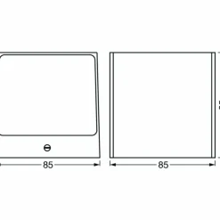 Applique murale d'extérieur LEDVANCE Smart+ Acier brossé, 1 lumière