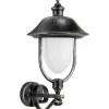 Applique murale d'extérieur LCD Nabburg LED Noir, Argenté, 1 lumière