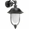 Applique murale d'extérieur LCD Nabburg LED Noir, Argenté, 1 lumière