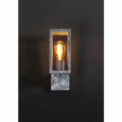 Applique murale d'extérieur Lutec KARO Zingué, 1 lumière