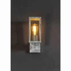 Applique murale d'extérieur Lutec KARO Zingué, 1 lumière