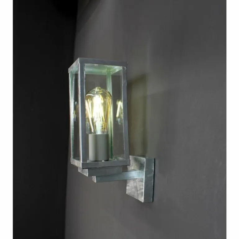 Applique murale d'extérieur Lutec KARO Zingué, 1 lumière
