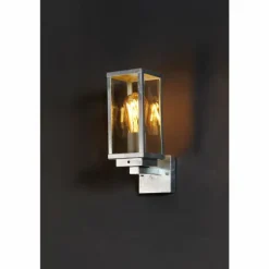 Applique murale d'extérieur Lutec KARO Zingué, 1 lumière