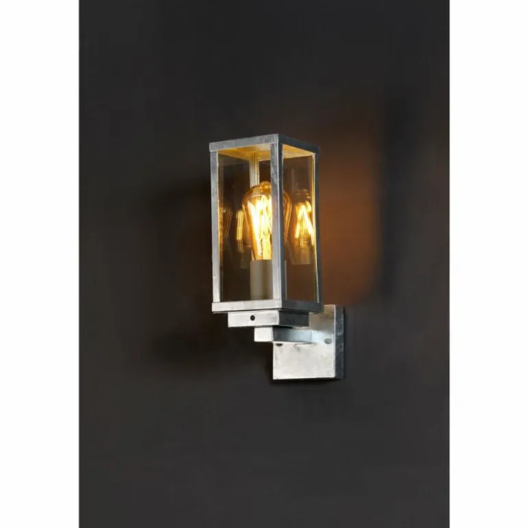 Applique murale d'extérieur Lutec KARO Zingué, 1 lumière