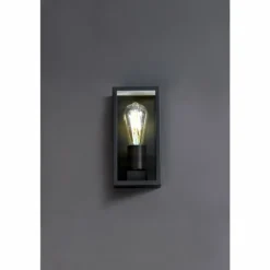 Applique murale d'extérieur Lutec KARO Noir, 1 lumière