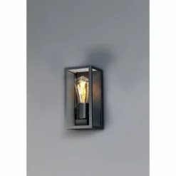 Applique murale d'extérieur Lutec KARO Noir, 1 lumière