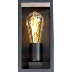 Applique murale d'extérieur Lutec KARO Noir, 1 lumière