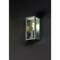 Applique murale d'extérieur Lutec KARO Zingué, 1 lumière