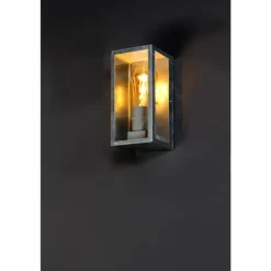 Applique murale d'extérieur Lutec KARO Zingué, 1 lumière