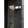 Applique murale d'extérieur Lutec TUDA LED Noir, 1 lumière, Détecteur de mouvement