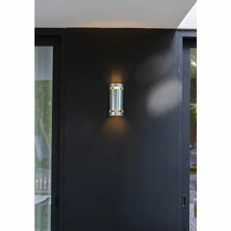 Applique murale d'extérieur Lutec RAN Zingué, 2 lumières