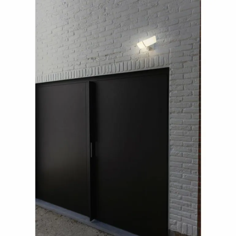 Applique murale d'extérieur Lutec ARTICA LED Blanc, 1 lumière, Détecteur de mouvement
