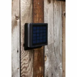 Applique murale d'extérieur Lutec MOZE LED Noir, 1 lumière, Détecteur de mouvement