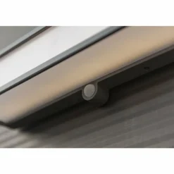 Applique murale d'extérieur Lutec DOBLO LED Anthracite, 1 lumière, Détecteur de mouvement