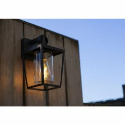 Applique murale d'extérieur Lutec WEST Noir, 1 lumière