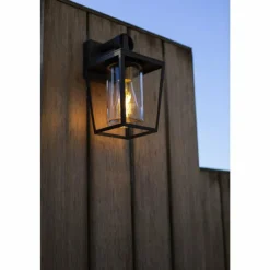 Applique murale d'extérieur Lutec WEST Noir, 1 lumière