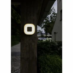 Applique murale d'extérieur Feldsted LED Argenté, 1 lumière