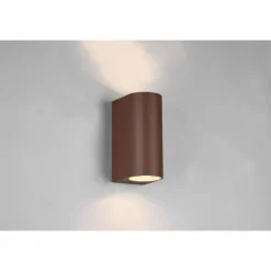 Applique murale d'extérieur Trio Roya Rouille, 2 lumières