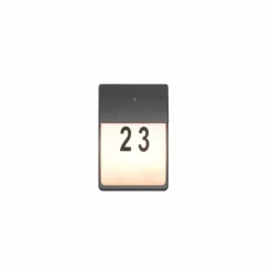 Applique murale d'extérieur Trio Mersey Anthracite, 2 lumières