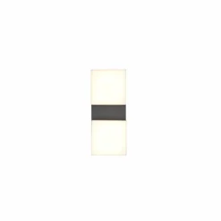 Applique murale d'extérieur Trio Avon LED Anthracite, 2 lumières
