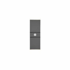 Applique murale d'extérieur Trio Avon LED Anthracite, 2 lumières, Détecteur de mouvement
