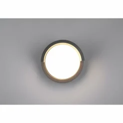 Applique murale d'extérieur Reality Puno LED Noir, 1 lumière