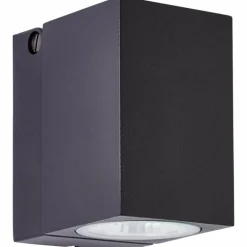 Applique murale d'extérieur Brilliant Burk LED Noir, 1 lumière