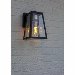 Applique murale d'extérieur Lutec FIA Noir, 1 lumière