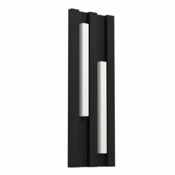 Applique murale d'extérieur Eglo FANDINA LED Noir, 2 lumières
